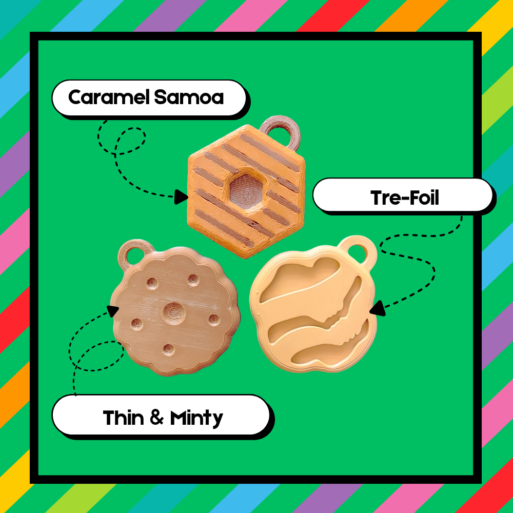 Troop Cookie NFC Scannable Keychain for Cookie Selling
