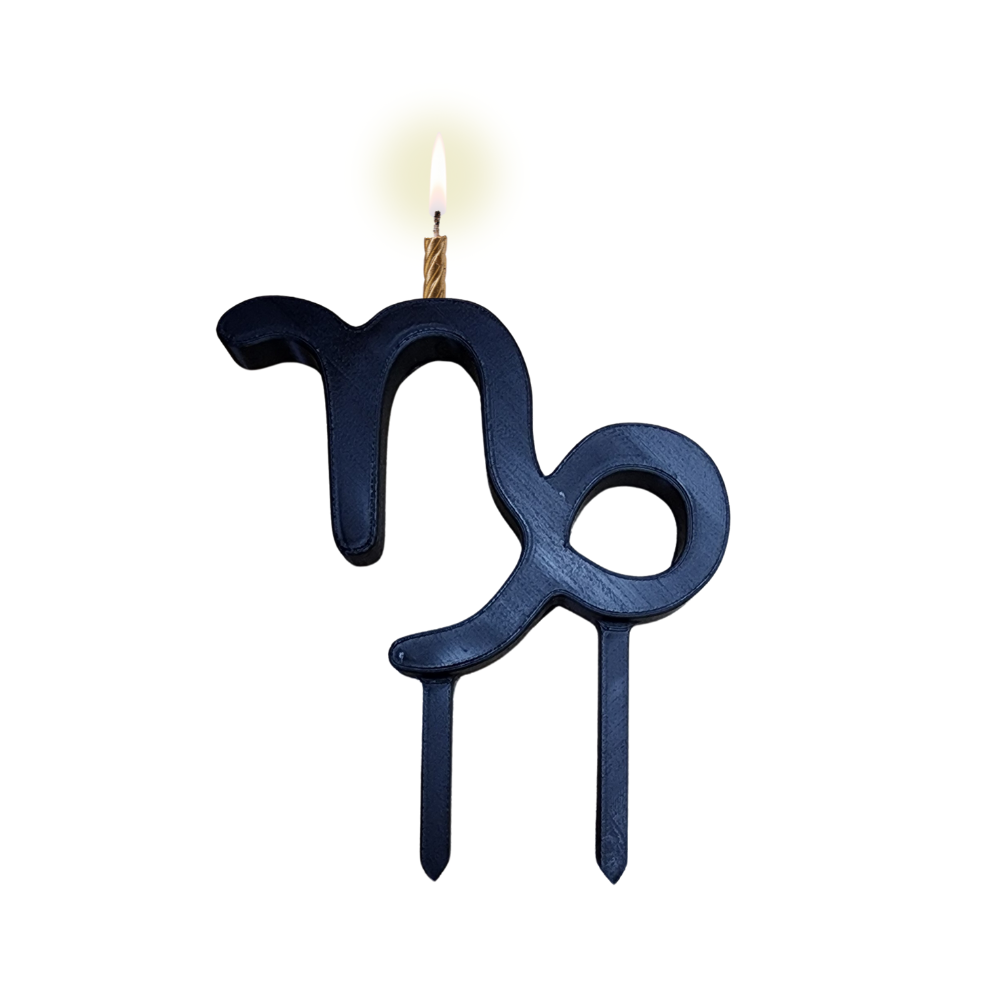 Capricorn Zodiac Birthday Candle Holder