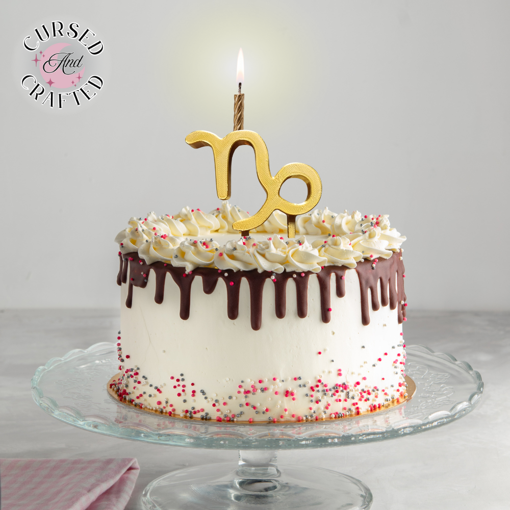 Capricorn Zodiac Birthday Candle Holder