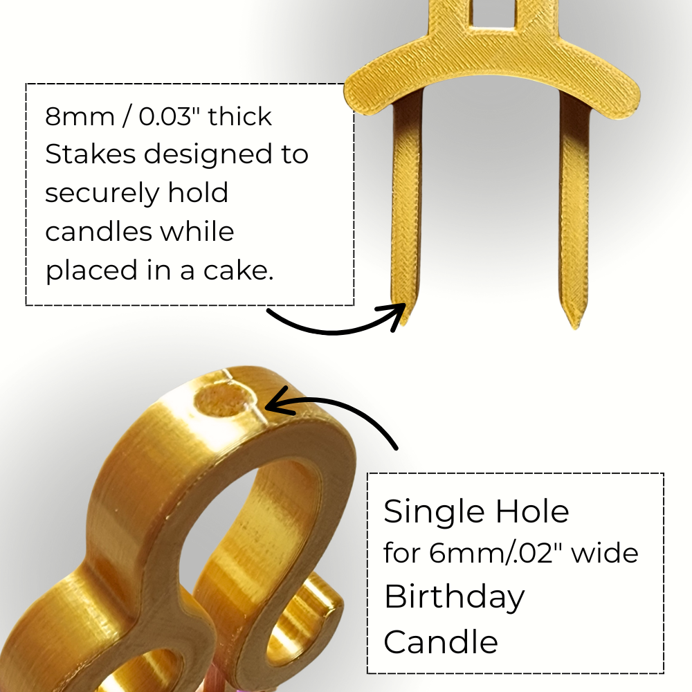 Capricorn Zodiac Birthday Candle Holder