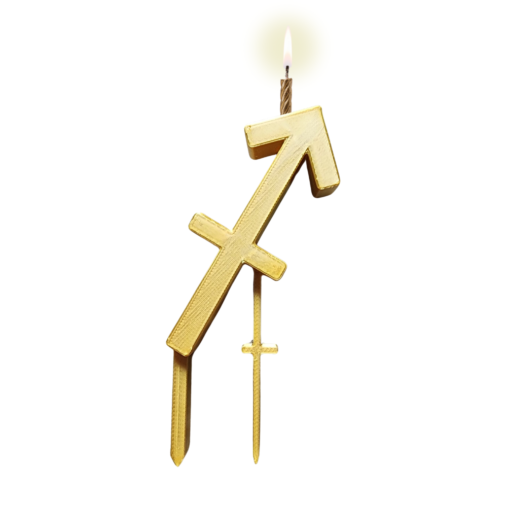 Sagittarius Zodiac Birthday Candle Holder