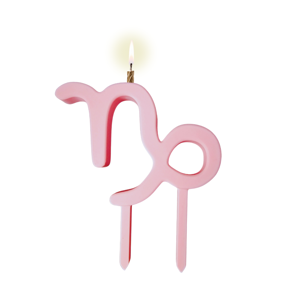 Capricorn Zodiac Birthday Candle Holder