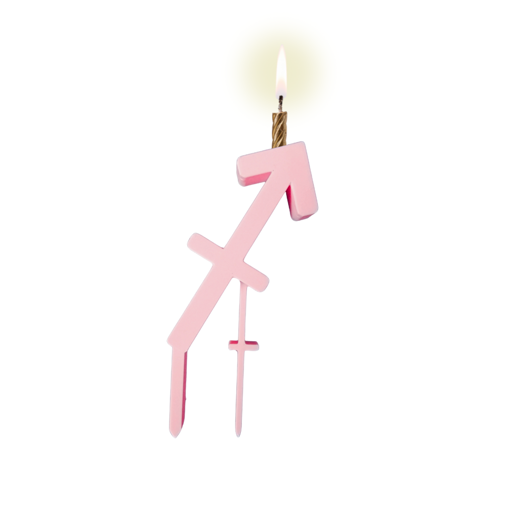 Sagittarius Zodiac Birthday Candle Holder