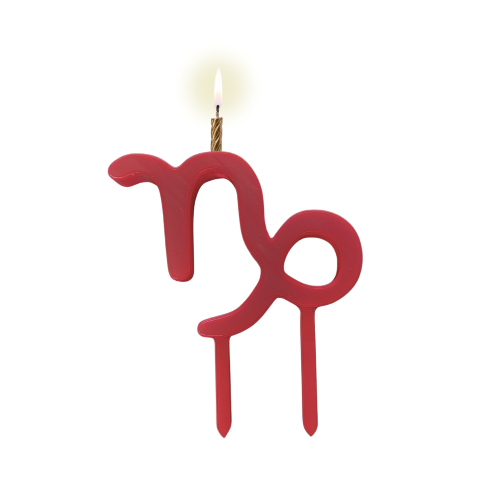 Capricorn Zodiac Birthday Candle Holder