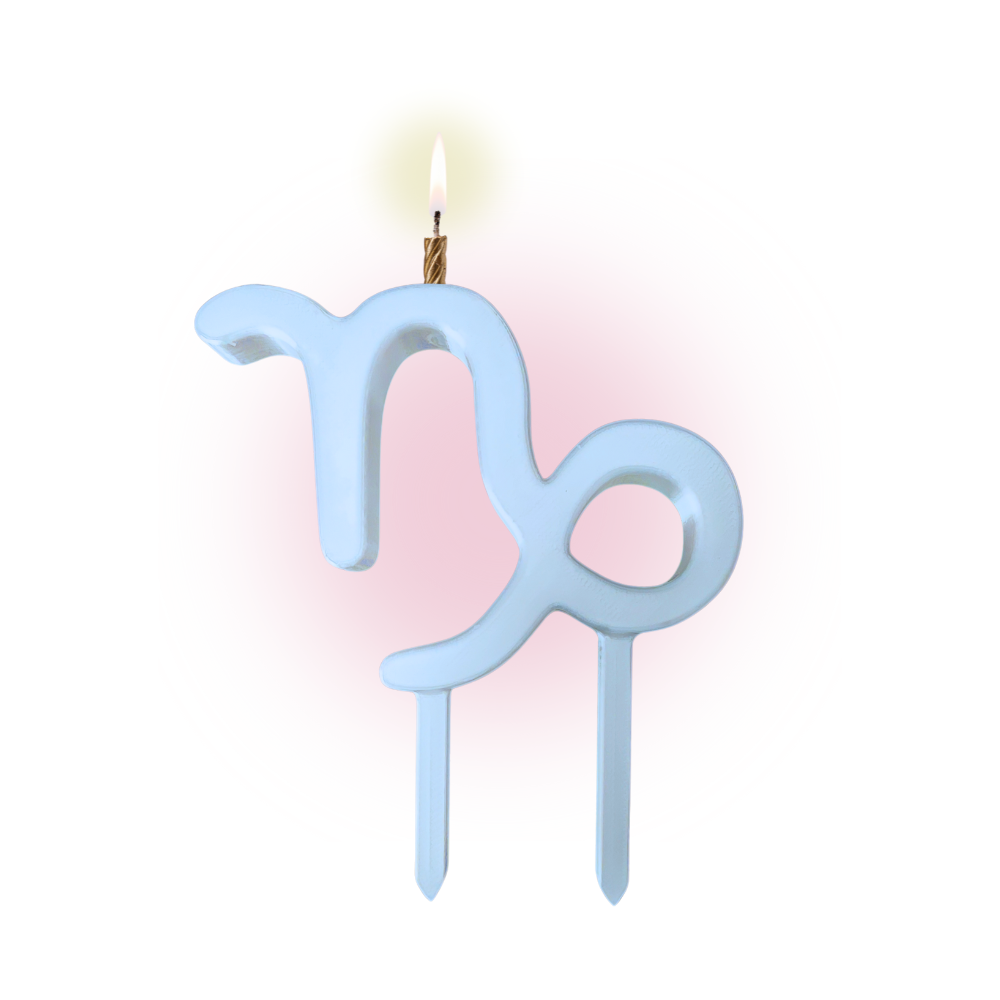Capricorn Zodiac Birthday Candle Holder